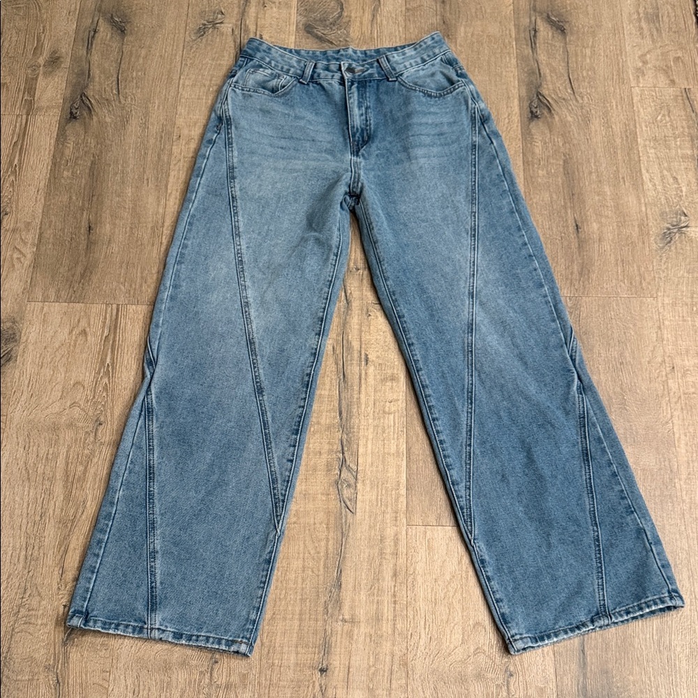 #0457 Commense Denim Wide Leg Jeans